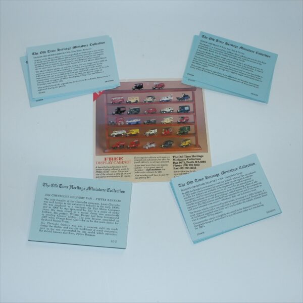 Lledo Days Gone Miniature Old Time Heritage Collection Car Cards 